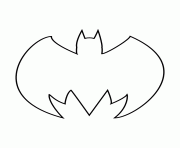 Printable batman stencil 8 coloring pages