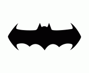 Printable batman silhouette 7 coloring pages