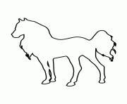 horse stencil 169