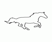horse stencil 936