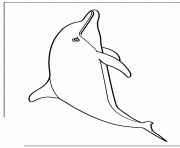 Printable cute cartoon dolphin coloring pages