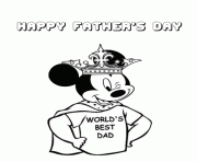 Printable mickey mouse fathers day crown disney coloring pages