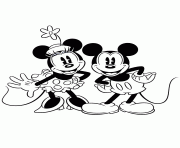 happy classic mickey and minnie mouse disney