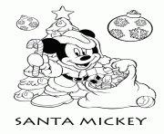 mickey as santa disney