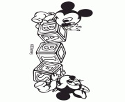 Printable baby mickey and minnie mouse disney coloring pages
