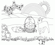 Printable kids spring 8afd coloring pages