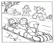 Printable winter themed s kidsc126 coloring pages