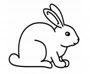 coloring pages for kids rabbit bunny940e