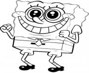 Printable coloring pages for kids spongebob big smilee4ad coloring pages