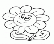Printable daisy flower s kids printable9cdd coloring pages