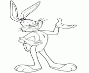 Printable bugs bunny cartoon for kids coloring pages