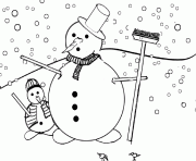Printable snowman s free for kids617b coloring pages