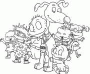 Printable kids rugrats s7c3f coloring pages