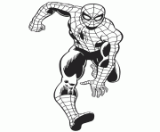 Printable marvel comics the amazing spider man for kids colouring page coloring pages