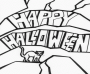 Printable cat and happy halloween s for kids to print7cd9 coloring pages
