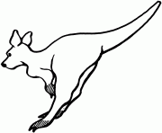 Printable animal s for kids kangaroo4753 coloring pages