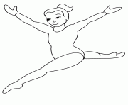 Printable coloring pages for kids gymnastics olympic951b coloring pages