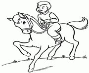 Printable horse s kidsd4f1 coloring pages