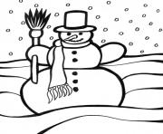 Printable xmas snowman s for kids05d5 coloring pages
