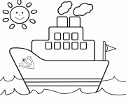 Printable ship  for kids9d67 coloring pages