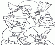 Printable kids snowman s printables9f4e coloring pages