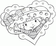 Printable strawberry shortcake  for kids5ef4 coloring pages