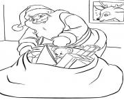 Printable santa delivering presents s for kids printable9a2c coloring pages