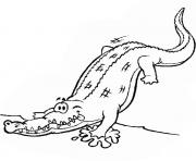 Printable kids alligator s222d coloring pages