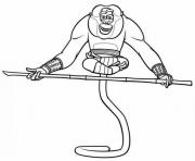 Printable monkey s for kids kung fu pandafb4e coloring pages