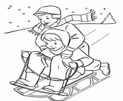 Printable kids fun in winter color pages to print1beb coloring pages
