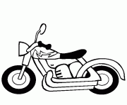 Printable kids motorcycle s98c1 coloring pages