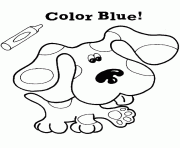 Printable coloring pages for kids nick jr blues clues5682 coloring pages