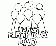 Printable happy birthday dad s for kids72d7 coloring pages
