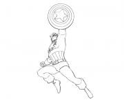 Printable superhero captain america s for kids323e coloring pages
