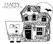 Printable sponge bob halloween s for kidsf89a coloring pages