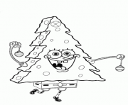 Printable spongebob s for kids xmas tree1d7b coloring pages