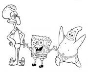 Printable coloring pages for kids spongebob and friendsb52d coloring pages