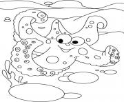 Printable starfish s for kidsf086 coloring pages