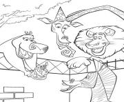 Printable alex marty melman gloria s for kids madagascar 28725 coloring pages