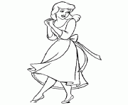 Printable princess ordinary cinderella s for kids2497 coloring pages