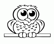 Printable easy owl s for kidsc32f coloring pages