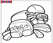 Printable spiders from minecraft video game coloring pages