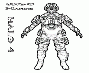 Printable halo 4 coloring pages