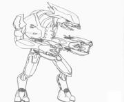 Halo Coloring Pages To Print 970x1024