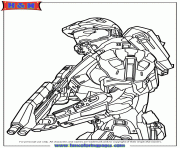 Printable halo 4 master coloring pages