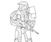 Printable halo 5 coloring pages