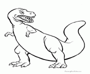 Printable dinosaur 4 coloring pages