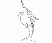 Printable ichthyosaurus dinosaur coloring pages