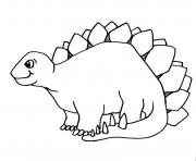 Printable simple s dinosaurs44e8 coloring pages