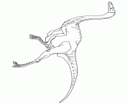 Printable gallimimus dinosaur coloring pages